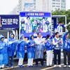 전문학 후보 출정식 “이재명 정부와 함께 서구 대전환 이룬다”