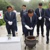 최민호 후보, 충령탑 참배로 공식 선거운동 돌입  