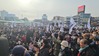 대전역 서광장에 울려퍼진  태극기 물결과 함성 